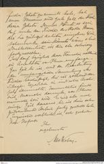 Nachlass Franz Steindachner, Brief von Max Weber an Franz Steindachner (28.02.1908), Inv.Nr. 577.04, Seite 4